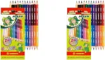 Jolly superstick crazy spalvinimo pie&scaron;tukai, 24 spalvos su 12 spalvinimo pie&scaron;tukų, atsparūs vaikams ir dūžiams, netoksi&scaron;ki, ypač storas &scaron;erdelė, 12 pie&scaron;tukų kartoninėje dėžutėje (2 vnt. pakuotė)