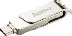 Hama Usb atmintinė 32 Gb Usb-c 3.1/3.0, Metalinė, Sidabrinė