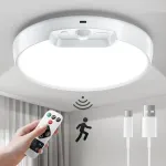 Homelist led lubinis &scaron;viestuvas su judesio davikliu, lubinis &scaron;viestuvas su nuotoliniu valdymu, pritemdomas lubinis &scaron;viestuvas, 8000 mah baterija, lubiniai &scaron;viestuvai virtuvei, voniai, prie&scaron;kambariui, miegamajam