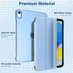 Timovo dėklas, skirtas ipad (a16) 11 kartos 11 colių 2025/ipad 10 kartos 10,9 colių 2022, palaiko automatinį miego