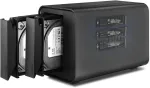 Terramaster D5 Hybrid Hdd Nvme dėklas - Usb 3.2 Gen 2 10gbps Type C 5 lizdų Usb saugykla palaiko Raid 0/1/single/jbod i&scaron;skirtinį 2+3 Raid hibridinį diskų masyvą (be kietojo disko)