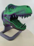 T-rex joystick laikiklis pakaba sieninis laikiklis t-rex ant sienos 3d