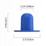Baseino i&scaron;leidimo angos dangteliai Intex Pvc 5 vnt.