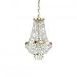 Pakabinamas &scaron;viestuvas Ideal Lux Suspended lamp with 6 lights CAESAR, G9, auksinis color