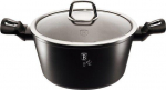 PUODAS 4.1L 24CM BERLINGER HAUS Juodas Sidabrinis [BH-1852]