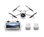 Dronas DJI Mini 3 Fly More Combo su DJI RC valdymo pultu ir papildomais aksesuarais