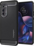 Dėklas Spigen Rugged Armor, juodas - Motorola Edge 2022