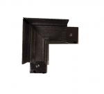 Magnetinės sistemos VIOKEF MAGNETIC pavir&scaron;inis horizontalus L formos sujungimas, juodas, 02/0215