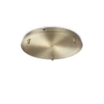 Pakabinamas &scaron;viestuvas Ideal Lux Aksesuaras Rosone Standard 3 Luci Ottone Brunito