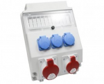 PCE Statybinis skirstomasis skydas 2x13 modulių 3x/32A 5P 400V/ 4x/GS 16A 250V/ IP44 (9027312W)