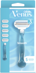 &bdquo;Gillette Venus&ldquo; skustuvo rankenėlė ir 5 keičiamos skustuvo galvutės