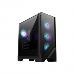 Kompiuterio korpusas MSI MAG FORGE 320R AIRFLOW, Micro Tower, Permatomas