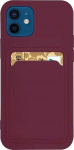 Hurtel Card silikoninis dėklas skirtas Samsung Galaxy S21 Ultra 5G, bordinis