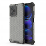 Hurtel Honeycomb Xiaomi Redmi Note 12 Pro+ armored hybrid dėklas telefonui juodos spalvos
