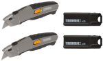 2 trapeciniai peiliai + 50 a&scaron;menų komplektas ToughBuilt&reg;