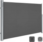 Songmics &Scaron;oninė markizė 160 x 400, pilkos spalvos