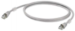 Weidm&uuml;ller Cat6a S/FTP, 5m, 5m, Cat6a, S/FTP (S-STP), RJ-45, RJ-45, pilka