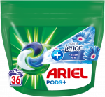 Ariel All-in-1 PODs +Touch of Fresh Air Lenor Skalbimo Kapsulės, 36 Skalb