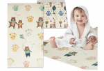 Dvipusis lavinamasis kilimėlis Happy kiddo, 180x150 cm