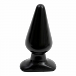 Doc Johnson Classic Large Anal Plug Juodas 14cm Ergonomic Design