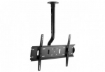 Exertis Connect EXC Lubinis laikiklis | Reguliuojamas 1024 mm 1224 mm | VESA 200x200-800x500 | Maks. 75 kg | Juodas