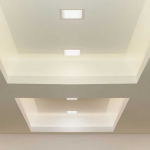V-tac 12W LED įleidžiama panelė, kvadratinė, balta, 4000K