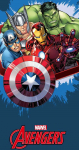 Avengers "Mėlyna" Vaiki&scaron;kas rank&scaron;luostis, 70x140 cm