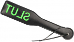Ouch By Shots Ouch! Glow in the Dark Paddle - Luminous Žalias Impact Toy
