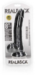 Realrock By Shots Realrock Silicone styginis dildo su siurbtuku 23 cm