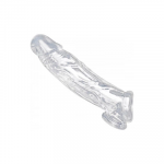 XR Brands Size Matters Clear Enhancement Sleeve & Ball Separator