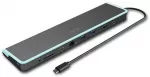I-tec USB-C prijungimo stotelė metalinė ergonomi&scaron;ka 4k 3x ekrano prijungimo stotelė pd 100w
