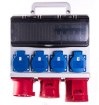 PCE 9004030W Ne&scaron;iojamas skirstomasis skydas DZIERŻONI&Oacute;W 32A/5P 16A/5PxB16A 4xGSx2xB16 IP44 9004030W