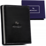 Odinė piniginė RFID ROVICKY RV-75699-9B-BCA