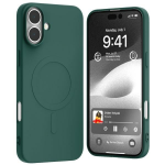 Mercury MagSafe Semi-Silikoninis Apple iPhone 16 Plus 6,7" dėklas telefonui žalios spalvos