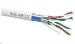 Montavimo kabelis Solarix CAT6A FFTP pilkas Dca s2 d2 a1 500m SXKD-6A-FFTP-LSOH