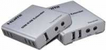 &bdquo;PremiumCord&ldquo; HDMI KVM ilgintuvas su 2 USB jungtimis iki 60 m, garsas per vieną Cat5/6 kabelį
