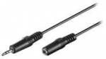 &bdquo;Microconnect AUDLR5&ldquo;, 3,5 mm, ki&scaron;tukas, 3,5 mm, lizdas, 5 m, juodas