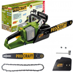 Akumuliatorinis grandininis pjūklas ProCraft PCA40/2, 2x20 V, (be akum. ir krov.)