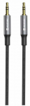 SWISSTEN TEXTILE jungiamasis garso laidas, lizdas 3,5 mm (M) - lizdas 3,5 mm (M) 1,5 m juodas