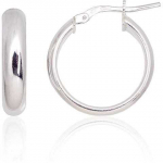 Sidabriniai auskarai &ndash;žiedai - 20 mm. - 2.8 g.