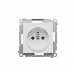 Kontakt Simon TGZ1CZ.01/114 Simon 55 Viengubas lizdas su įžeminimu ir sklendėmis (modulis) 16 A 250 V, greitos jungtys &Scaron;viesiai pilka matinė TGZ1CZ.01/114