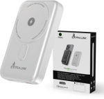 Extralink MagSafe 10000mAh Balta | Maitinimo bankas | Maitinimo blokas, 38,5 Wh PD20W+15W USB-C USB-A