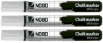 Nobo Markery kredowe, balta, 3 vnt.. (34438398)