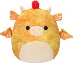 SQUISHMALLOWS Pliu&scaron;inis žaislas - Geltonas drakonas, 40 cm