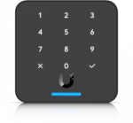 UBIQUITI READER FLEX Juodas. TREČIOS KARTOS NFC KORTELIŲ SKAITYTUVAS SU KLAVIATŪRA IR &bdquo;APPLE TOUCH PASS&ldquo; PALAIKYMU.