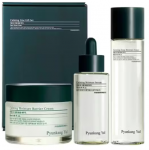 &bdquo;Pyunkang Yul&ldquo; raminamosios linijos dovanų rinkinys &ndash; giliai drėkinamasis tonikas 150 ml + raminamasis serumas 30 ml + raminamasis drėkinamasis kremas 50 ml