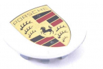 Porsche Cayman Boxster Didelė Spalvota Herbinė Centrinė Dangtelis Originalus 00004460601