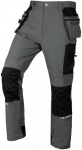 Neo Darbo kelnės Mix&Match su Cordura, pilkos-juodos, dydis XS