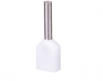 Ergom E08KH-02020100201 Izoliuotas antgalis HI 2X0.5/8 DIN E08KH-02020100201 /500 vnt./