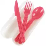 GioStyle Cutlery set in transparent box Foody assorted transparent/mėlynas/žalias/pink (116465615)